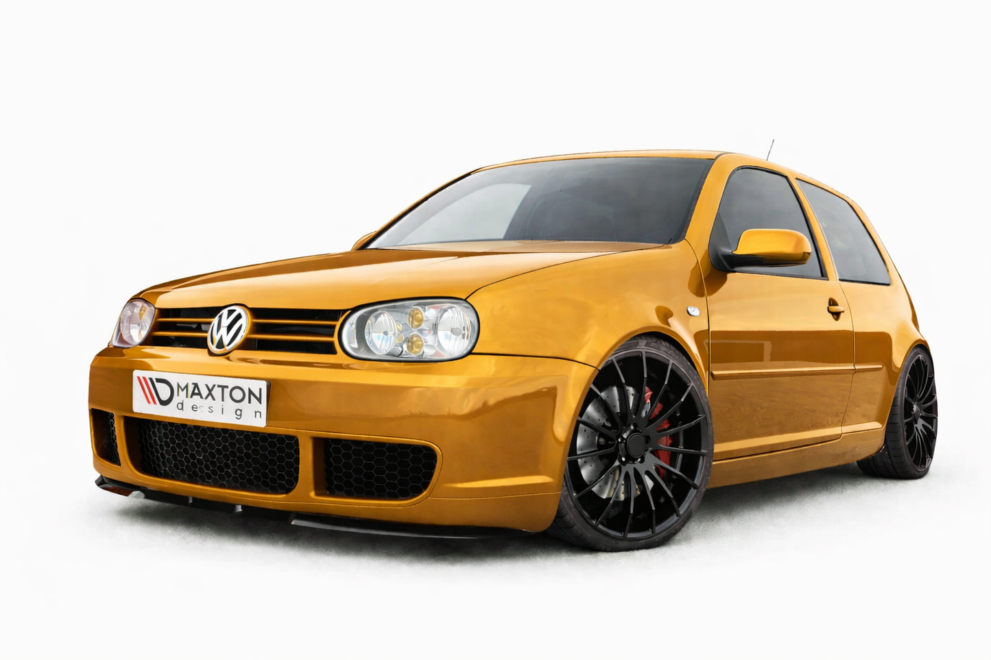 💫ART.9316 Splitter Anteriore Nero Lucido (stile Cupra) per VW Golf IV R32💫