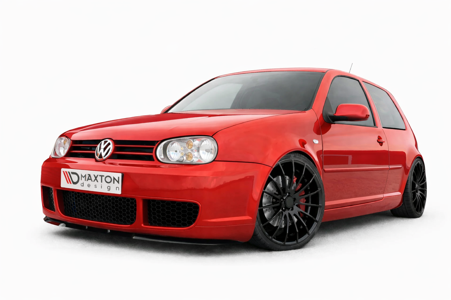 💫ART.9316 Splitter Anteriore Nero Lucido (stile Cupra) per VW Golf IV R32💫