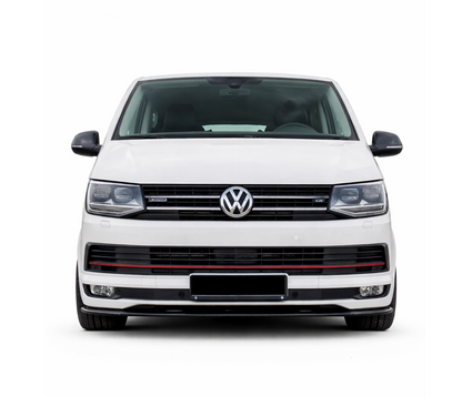 💫ART.9509 Splitter Anteriore Nero Lucido per Transporter T6 2003-2019💫