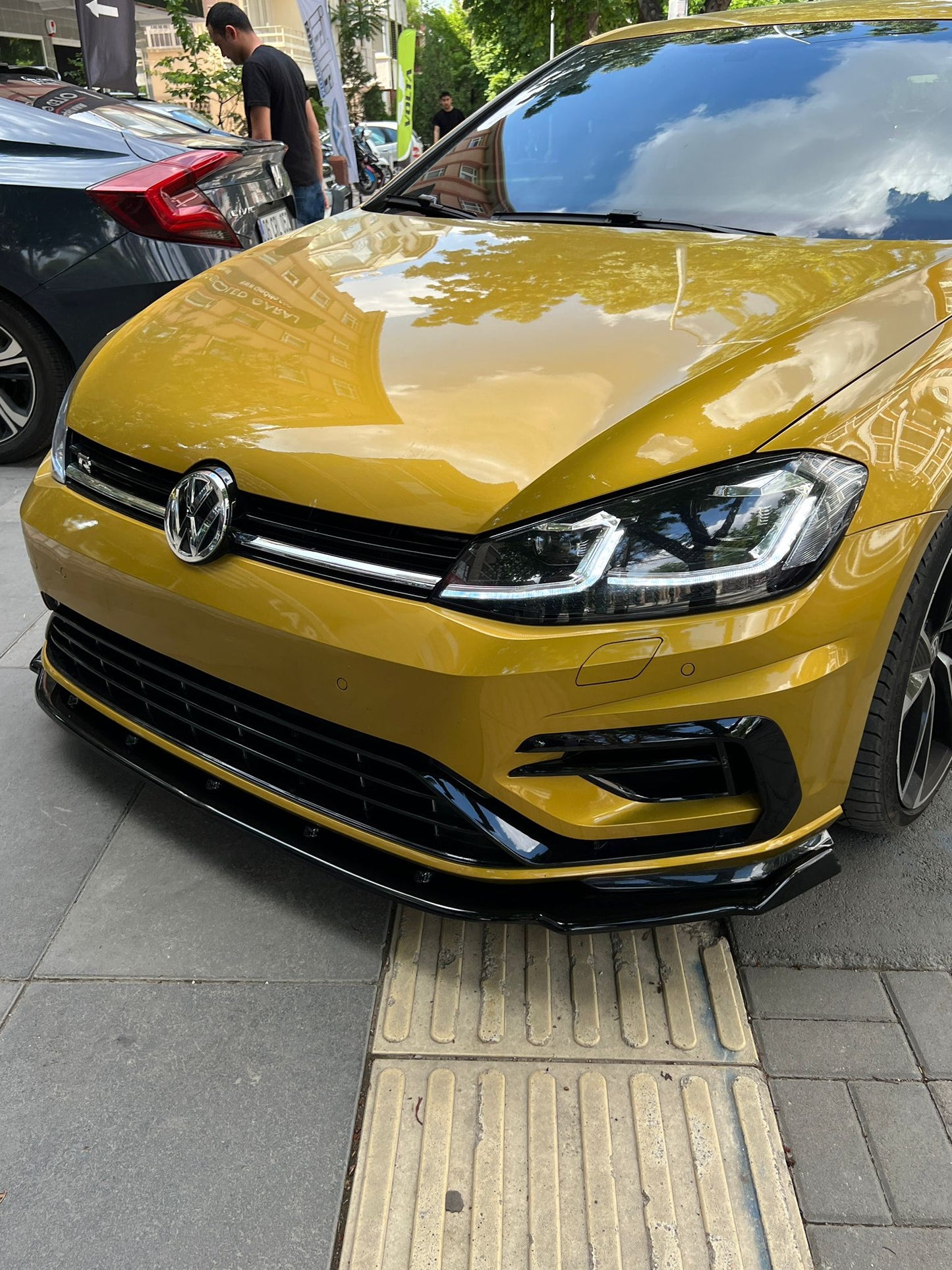 SPLITTER ADATTO PER VW Golf MK7.5 R 2017-2020