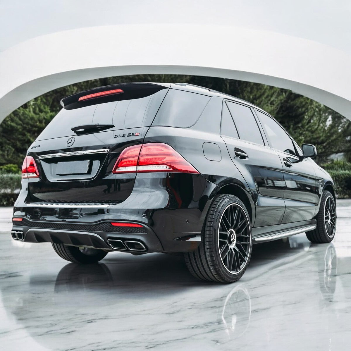 Diffusore adatto per Mercedes GLE W166 2015-2018