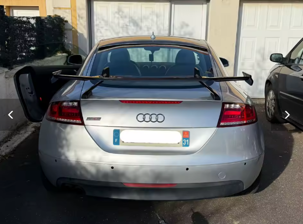 💕ART.4459  SPOILER  Audi TT TTS TTRS R8 V8 MK3 Mk2  CARBONIO 💕