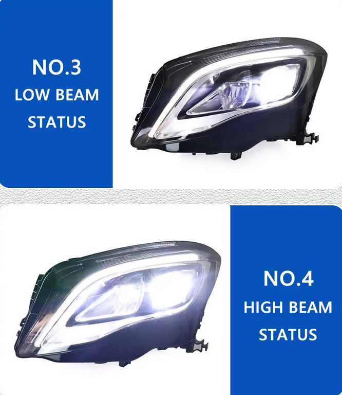 💕ART.4860 FARI  ANTERIORI FULL FULL LED Mercedes-Benz GLA X156 2015-2020💕