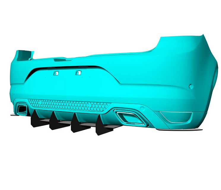 💕ART.8351 SPLITTER POSTERIORI  Renault Megane GT Style 2015 - 2020  💕