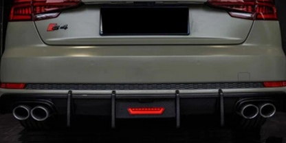 💕ART.8200 DIFFUSORE AUDI A4 B9 CARBONIO SLINE CON TERZO STOP LED 💕