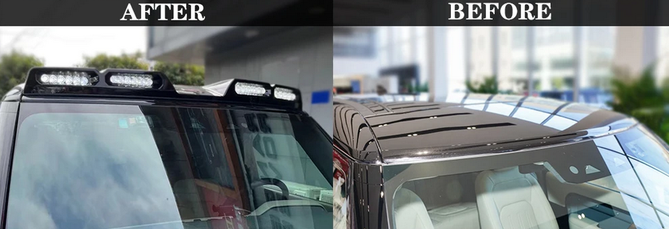 💕ART.8192 SPOILER ANTERIORI  CON LED LAND ROVER DEFENDER  💕