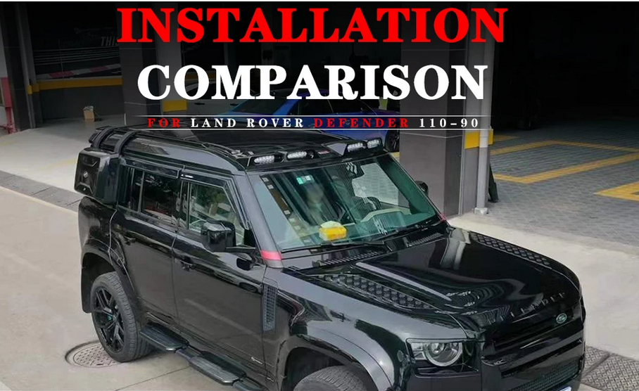 💕ART.8192 SPOILER ANTERIORI  CON LED LAND ROVER DEFENDER  💕