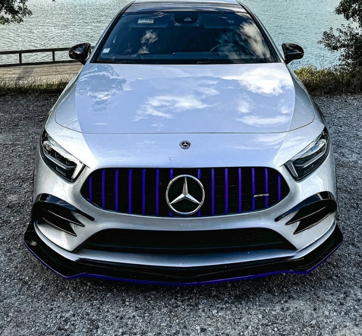 💕ART.8256 SPLITTER   Mercedes Benz A Class W177 2018+ NERO 💕