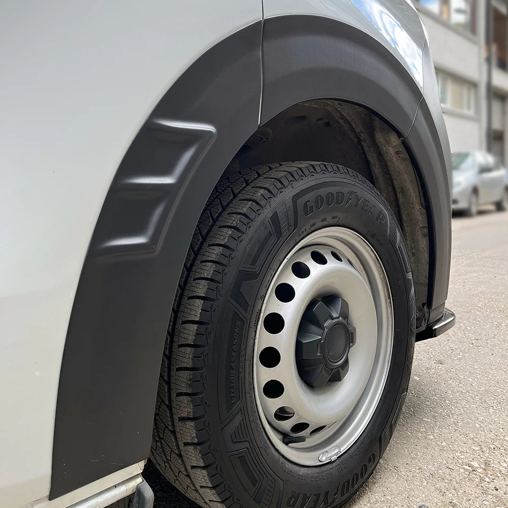 Copri passaruota compatibili con FORD Transit Custom Mk2 2023+ NERO OPACO