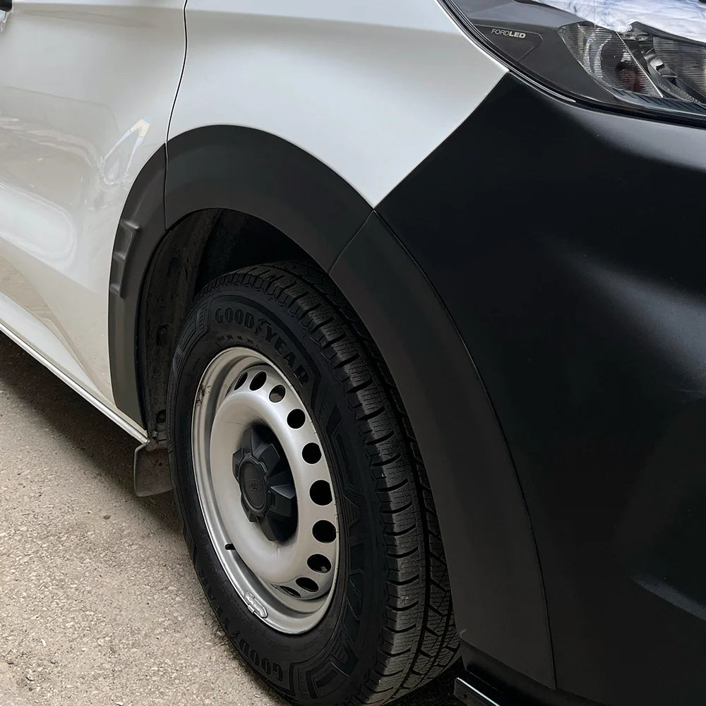 Copri passaruota compatibili con FORD Transit Custom Mk2 2023+ NERO OPACO