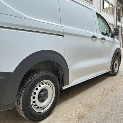 Copri passaruota compatibili con FORD Transit Custom Mk2 2023+ NERO OPACO