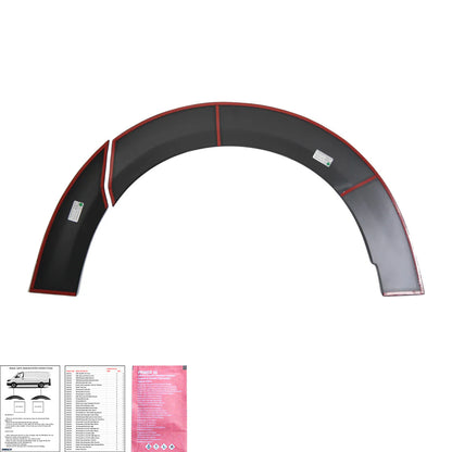 Copri passaruota compatibili con FORD Transit Custom Mk2 2023+ NERO OPACO