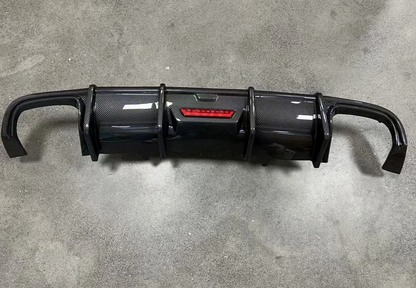 💕ART.8197 DIFFUSORE AUDI A4 B9 CARBONIO STANDARD+TERZO STOP LED💕