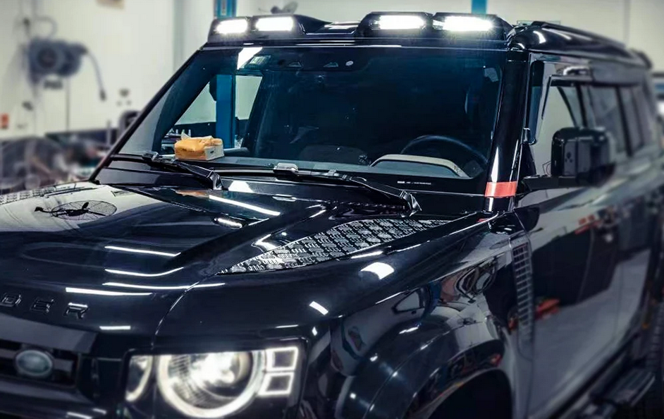 💕ART.8192 SPOILER ANTERIORI  CON LED LAND ROVER DEFENDER  💕