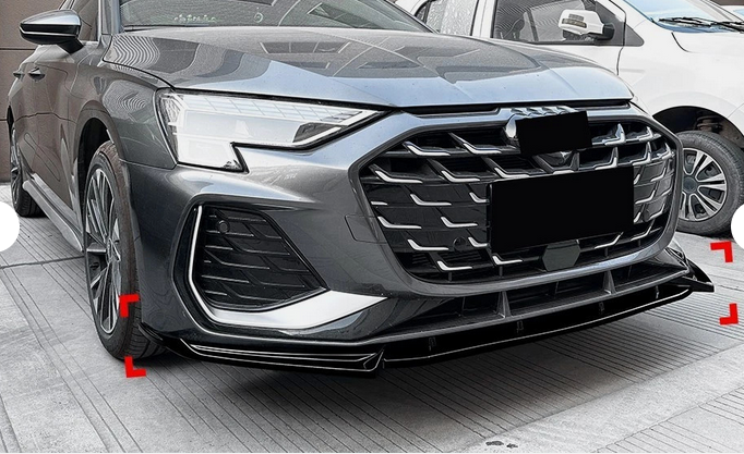 💕ART.8335 SPLITTER Audi A3 S3 S Line 8Y FACELIFT Nero Lucido 2024+💕