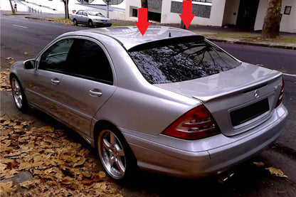 Mercedes Classe C W203 2001-2007 Spoiler finestrino nero opaco