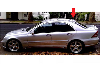 Mercedes Classe C W203 2001-2007 Spoiler finestrino nero opaco