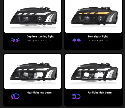 💕ART.8381 FARI ANTERIORI FULL FULL LED Audi A5 2008-2011💕
