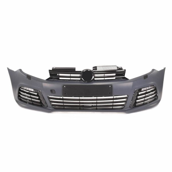 ✨R20 Look Front Bumper with SRA &amp; LED DRL Daytime Running Lights for VW Golf 6 08-14✨ 