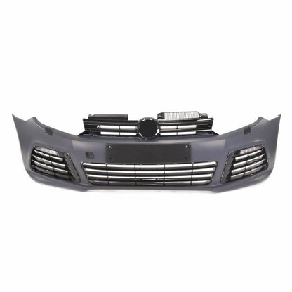 ✨R20 Look Front Bumper with SRA &amp; LED DRL Daytime Running Lights for VW Golf 6 08-14✨ 