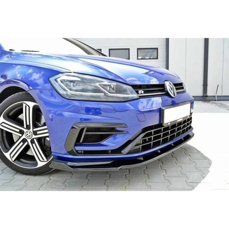 💕ART.10095 SPLITTER VW Golf 7.5 R & R linea (2017-2019) Nero lucido💕