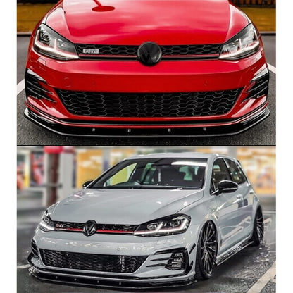 💕ART.10097 SPLITTER VW Golf 7.5 GTI (2017-2019) Nero lucido💕
