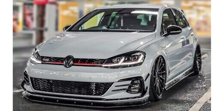 💕ART.10097 SPLITTER VW Golf 7.5 GTI (2017-2019) Nero lucido💕