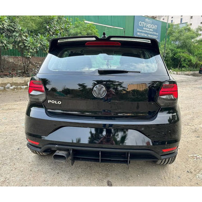 💫ART.7062 Spoiler da Tetto per VW Polo V (6R, 6C) 2009-2017 Nero Lucido Stile Oettinger💫