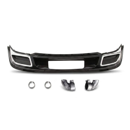 💕ART.10260 DIFFUSORI VW Tiguan MK2 (2016-2020) Black Silver💕