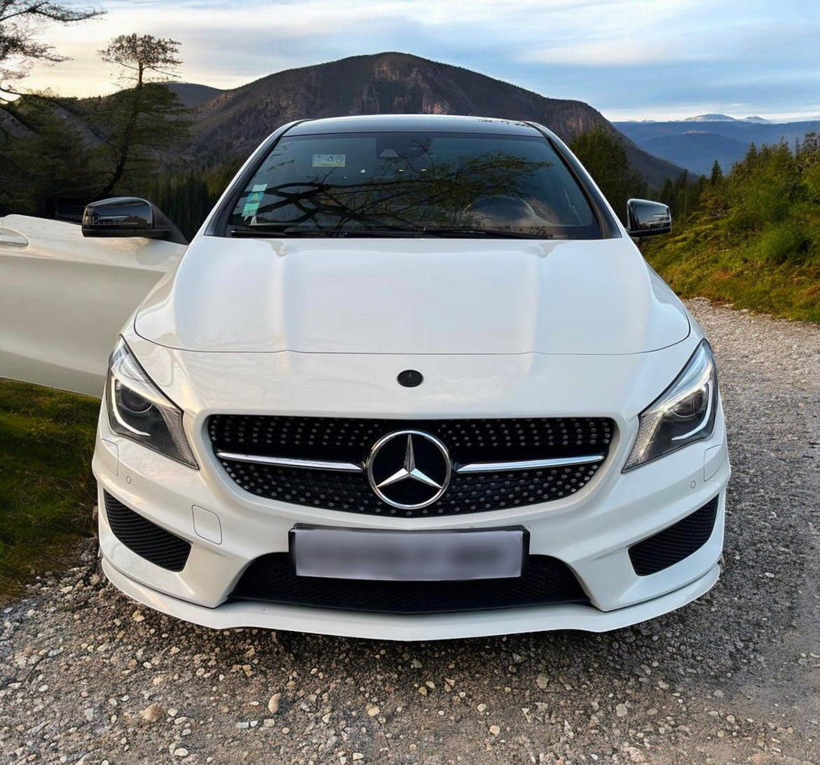 💥GRIGLIA REFRIGATOR NERO DIAMANTE ADATTO PER Mercedes Benz CLA Kl W117 16-19💥