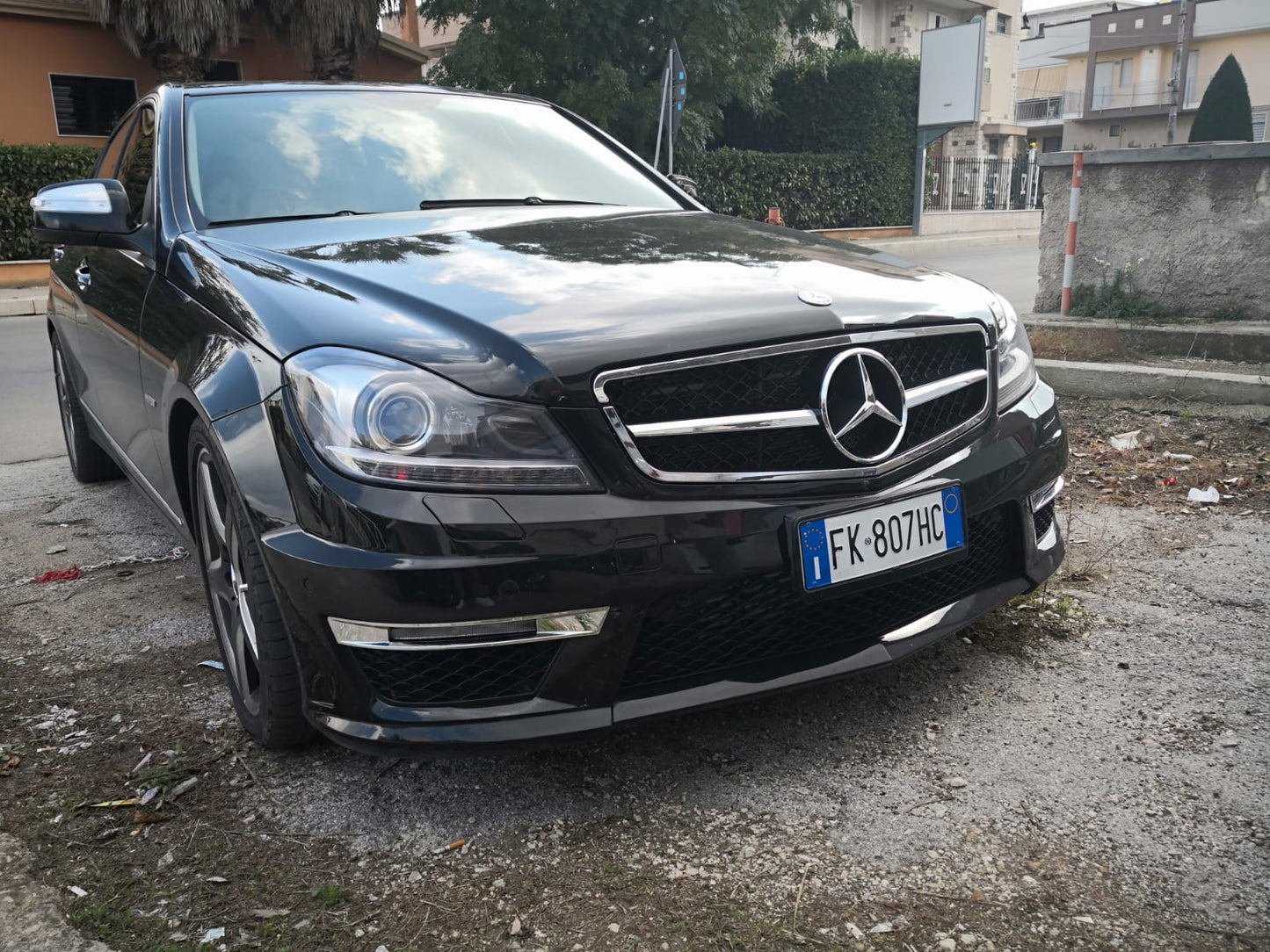 bumper suitable for mercedes c class w204 amg look