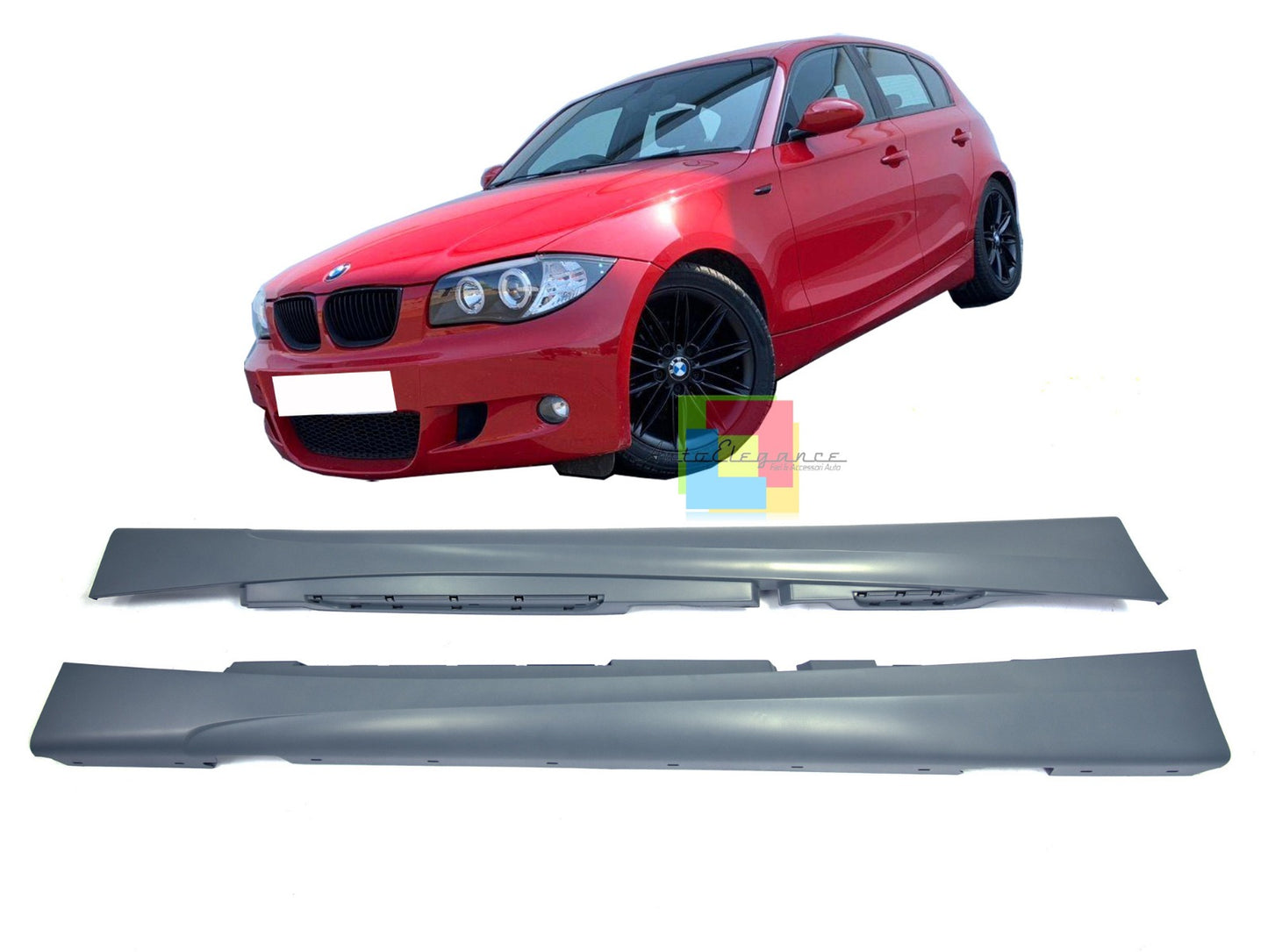 SIDE SKIRTS PAIR SUITABLE FOR BMW E87 E88 
