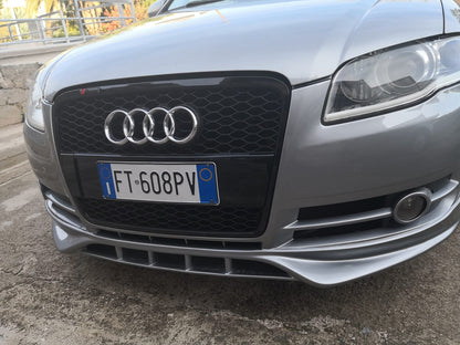 Griglia Sport a nido d'ape nera aftermarket compatibile con Audi A4 B7 04-07 + Cabrio
