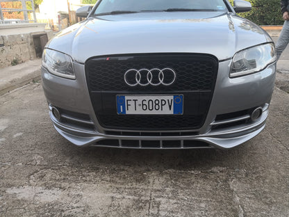 Griglia Sport a nido d'ape nera aftermarket compatibile con Audi A4 B7 04-07 + Cabrio