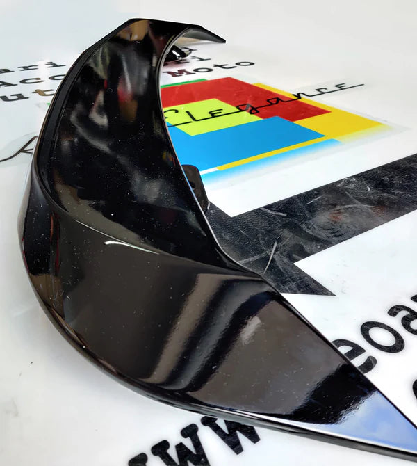 MERCEDES CLA W117 C117 SPOILER POSTERIORE ALETTONE COFANO ABS NERO LUCIDO
