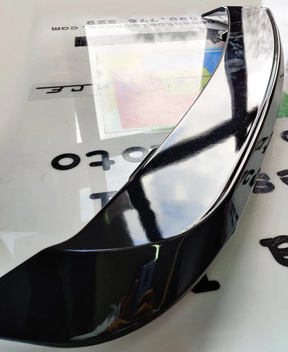MERCEDES CLA W117 C117 SPOILER POSTERIORE ALETTONE COFANO ABS NERO LUCIDO