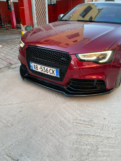 SPLITTER SUITABLE FOR AUDI A5 07-15 GLOSSY BLACK