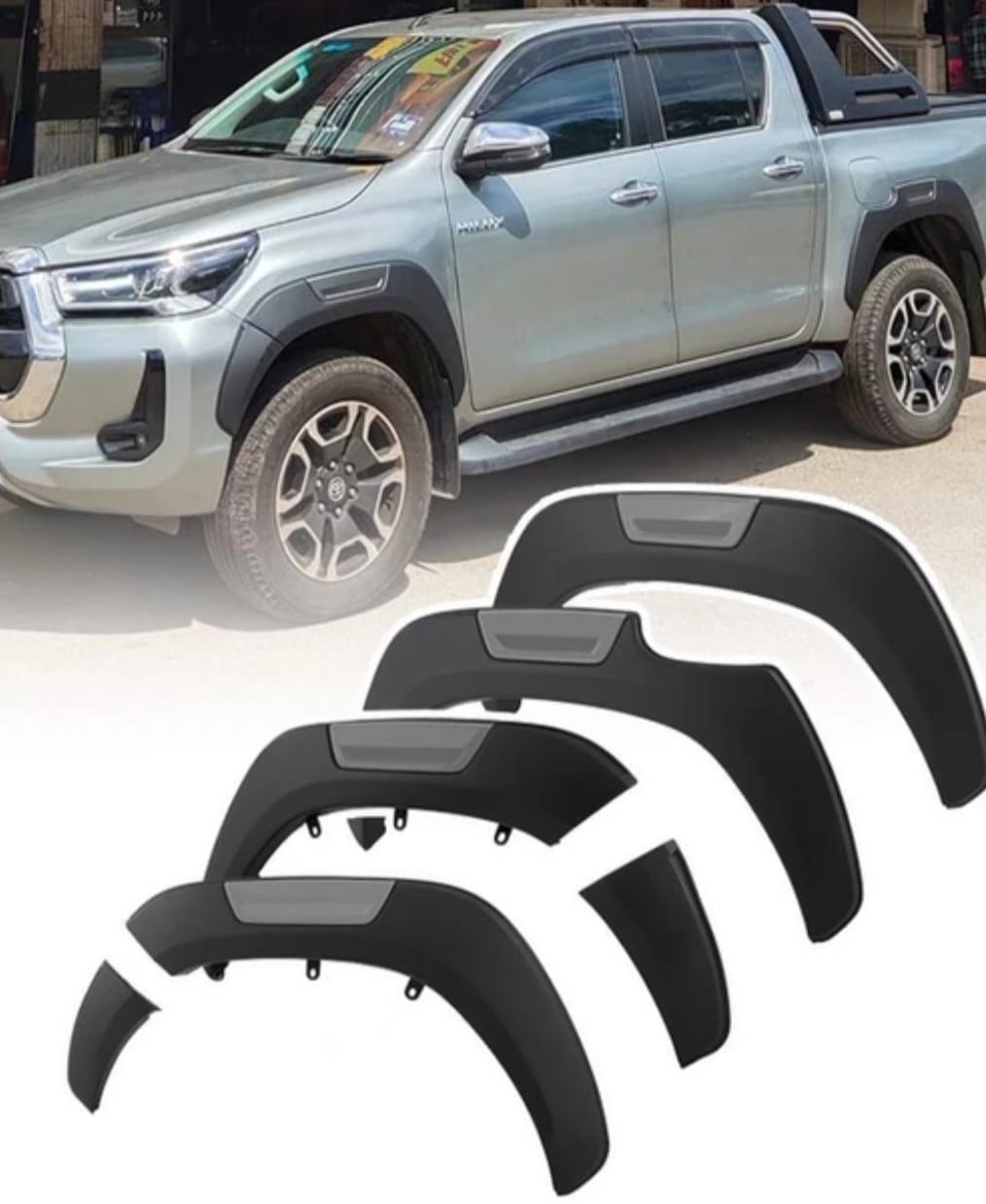 mudguards for TOYOTA HILUX REVO 2017