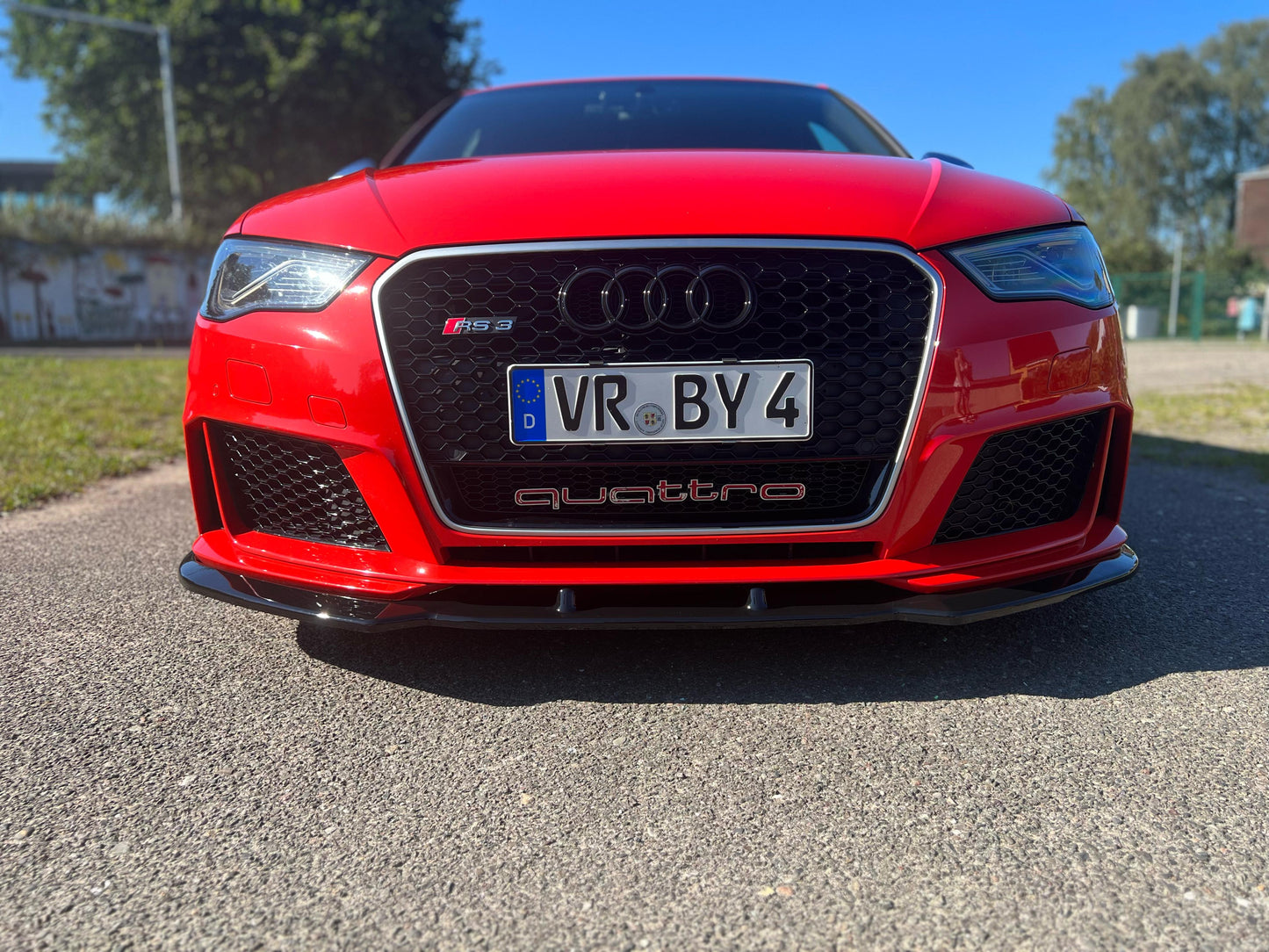 Front Splitter AUDI RS3 8V Sportback 2015-2016 With TÜV ABE 