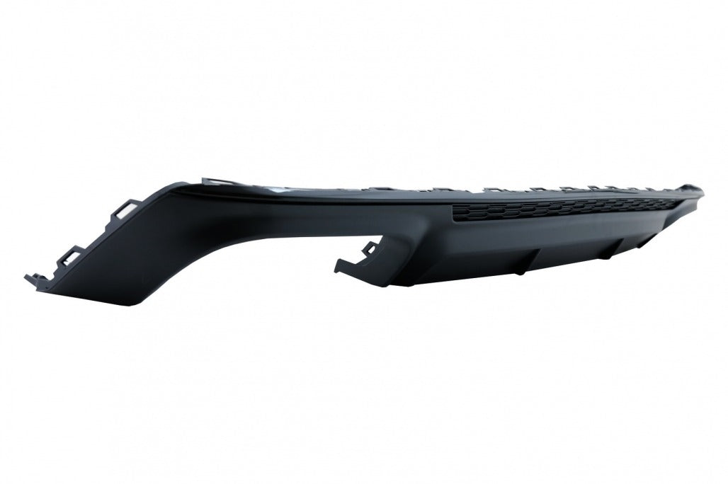 Paraurti posteriore Diffusore Valance con terminali di scarico adatti per Audi A6 C8 4K Avant Sedan (2018-up) S6 Design Nero opaco