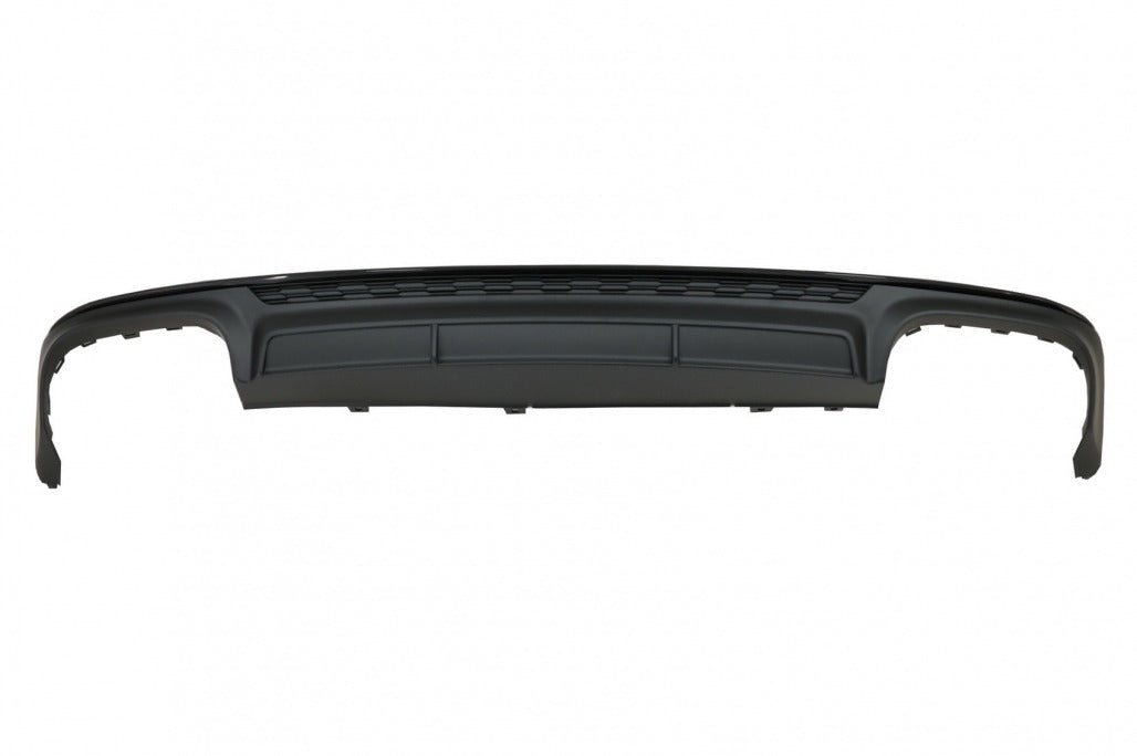 Paraurti posteriore Diffusore Valance con terminali di scarico adatti per Audi A6 C8 4K Avant Sedan (2018-up) S6 Design Nero opaco