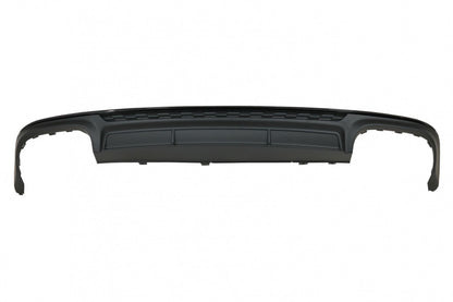 Paraurti posteriore Diffusore Valance con terminali di scarico adatti per Audi A6 C8 4K Avant Sedan (2018-up) S6 Design Nero opaco
