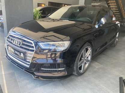 Splitter Anteriore AUDI A3 S-Line / S3 Sportback 8V Facelift 2016-2019 Versione 2 Con ABE TÜV