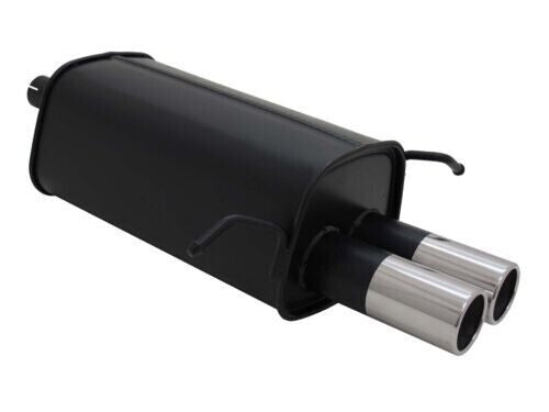 Scarico sportivo NOVUS gruppo N ESD 2x 76 mm rotondo per Mercedes CLASSE C W203