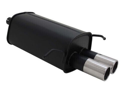 Scarico sportivo NOVUS gruppo N ESD 2x 76 mm rotondo per Mercedes CLASSE C W203