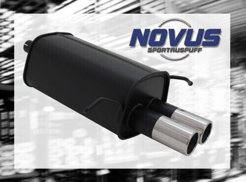 Scarico sportivo NOVUS gruppo N ESD 2x 76 mm rotondo per Mercedes CLASSE C W203