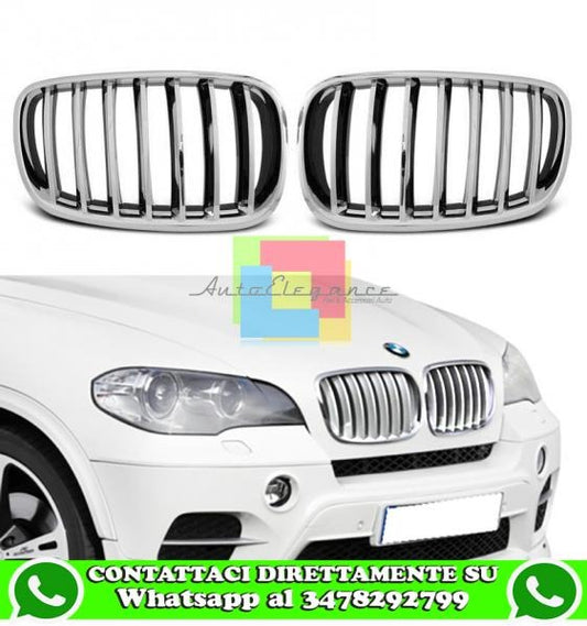 BMW X5 E70 BMW X6 E71 GRIGLIA ANTERIORE CROMATA LOOK M