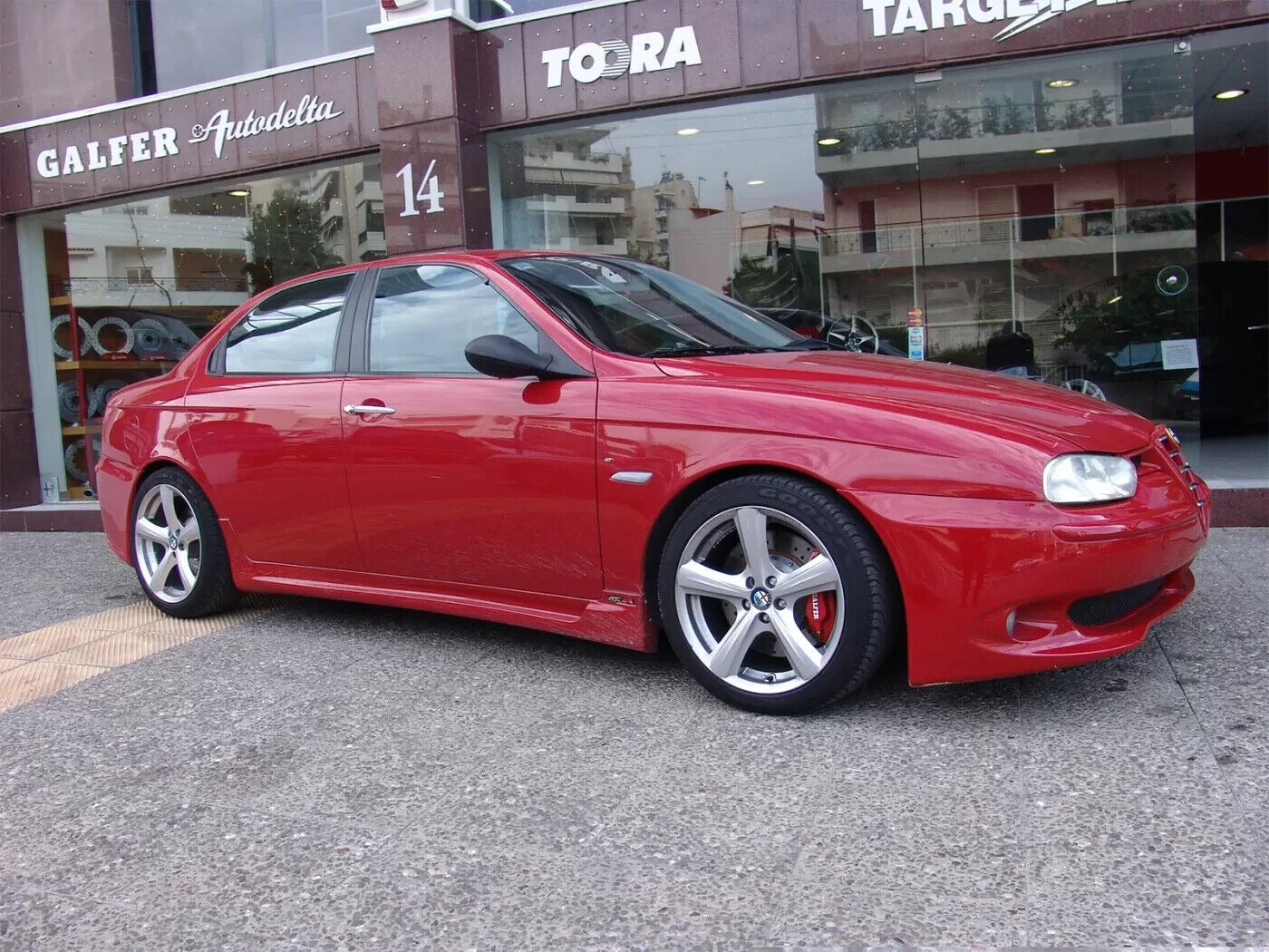PAIR OF MINI SKIRTS SUITABLE FOR ALFA ROMEO 156 (PROMO)