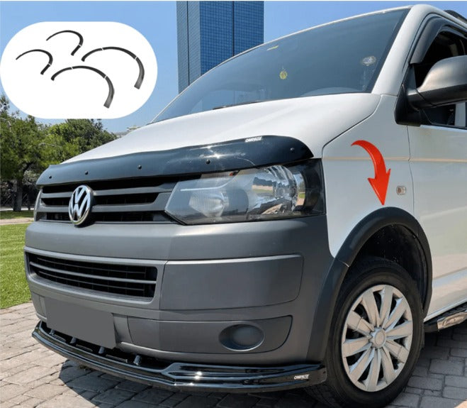 VW Volkswagen Transporter T5 - T5.1 2003-2015 parafanghi allargati
