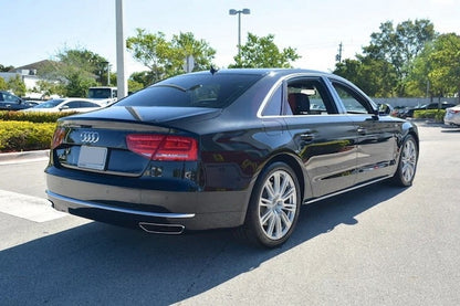 diffusore paraurti posteriore con terminali marmitta di scarico adatti per Audi A8 D4 (2010-2014) W12 Design